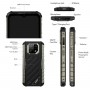 ULEFONE smartphone Armor 22 Pro, 6.58", 8/128GB, 6600mAh, IP68/IP69K/MIL-STD-810H, μαύρο