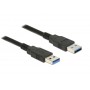 POWERTECH καλώδιο USB CAB-U106, 5 Gbps, 1.5m, μαύρο
