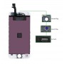 TIANMA High Copy LCD για iPhone 6G, Camera-Sensor ring, ear mesh, White