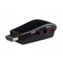 POWERTECH αντάπτορας HDMI 19pin σε VGA CAB-H076, audio jack, USB power