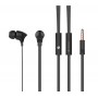 CELEBRAT earphones με μικρόφωνο G3, 3.5mm σύνδεση, Φ10mm, 1.2m, μαύρα