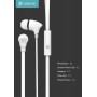 CELEBRAT earphones με μικρόφωνο G3, 3.5mm σύνδεση, Φ10mm, 1.2m, μαύρα