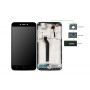 LCD για Xiaomi Redmi 5A, Camera-Sensor ring, ear mesh, με frame, Black