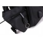 ARCTIC HUNTER τσάντα πλάτης B00208 με θήκη laptop 15.6", λουκέτο TSA, 24L, μαύρη