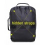 ARCTIC HUNTER τσάντα πλάτης 1500346 με θήκη laptop 15.6", 15L, μαύρη