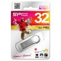 SILICON POWER USB Flash Drive Firma F80, 32GB, USB 2.0, ασημί
