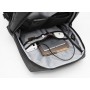 ARCTIC HUNTER τσάντα πλάτης B00218 με θήκη laptop 15.6", USB, 24L, μαύρη