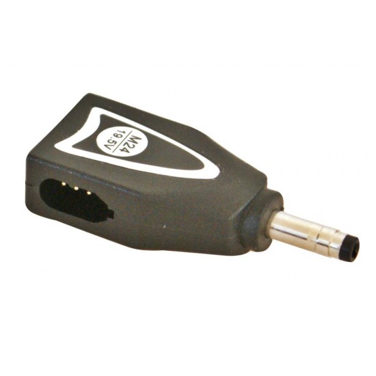 POWERTECH αντάπτορας για φορτιστή laptop M24 για HP 4x1.7mm, 19.5V, μαύρος