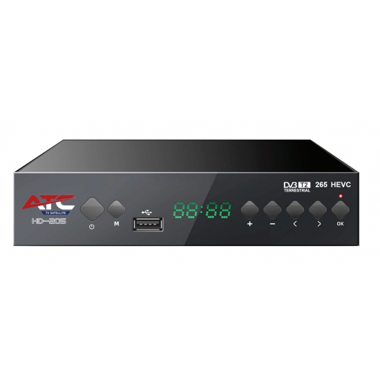 ATC Επίγειος Δέκτης ATC HD-205 T2 H.265