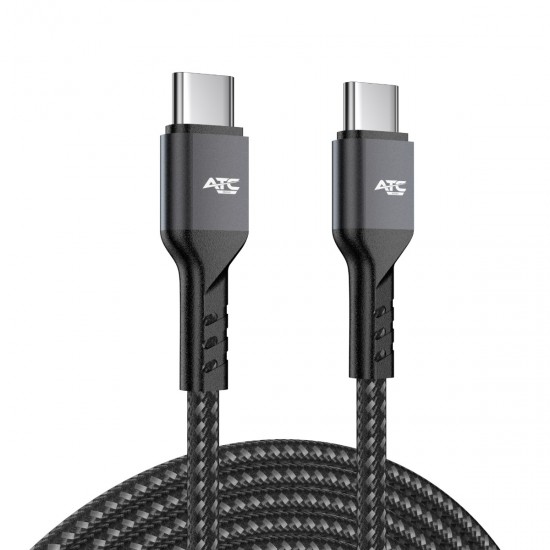 ATC-C1 Καλώδιο Φόρτισης & Sync Type C/C 60W 1m