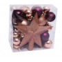 Artezan Χριστουγεννιάτικες Μπάλες 3-8cm Full Set Χρυσό και Μώβ Mix + Αστέρι Κορυφής Δέντρου 52τμχ/κουτί