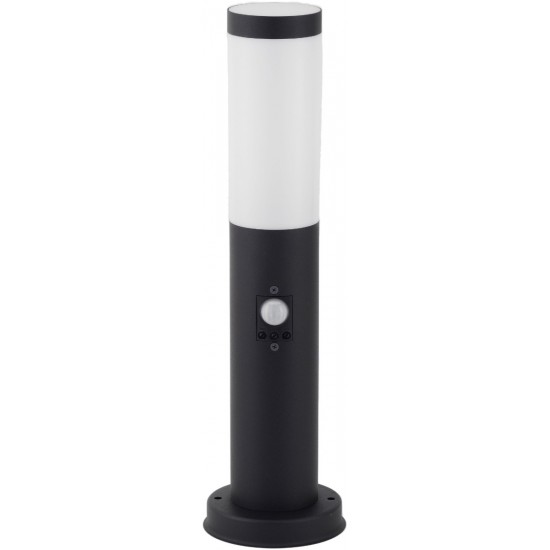 Avide Εξωτερικό Φωτιστικό Κήπου Boca 1xE27 450mm IP44 Μαύρο Φωτοκύτταρο