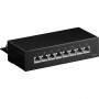 Goobay CAT 6 Patch Panel 8 Θυρών Mini/Desktop 96105 Μαύρο