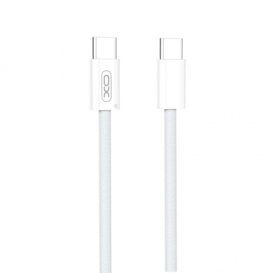 XO NB-Q260B Καλώδιο Φόρτισης & Μεταφοράς Δεδομένων Type-C σε Type-C 27W Πλεξούδα 1.5m