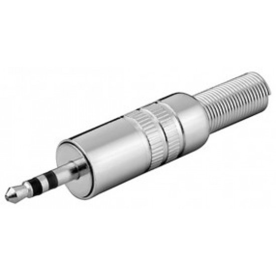Φίς 3.5mm Stereo Μεταλλικό Αρσ.