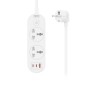 XO WL31 (EU) 30W 2AC + 1USB-A + 2USB-C με Διακόπτη