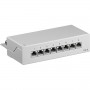 Goobay CAT 6 Patch Panel 8 Θυρών STP Mini/Desktop 93047 Γκρι