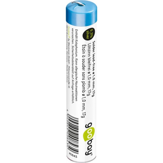 Goobay Σωληνάριο Κόλλησης Χωρίς Μόλυβδο 1.0mm 17g