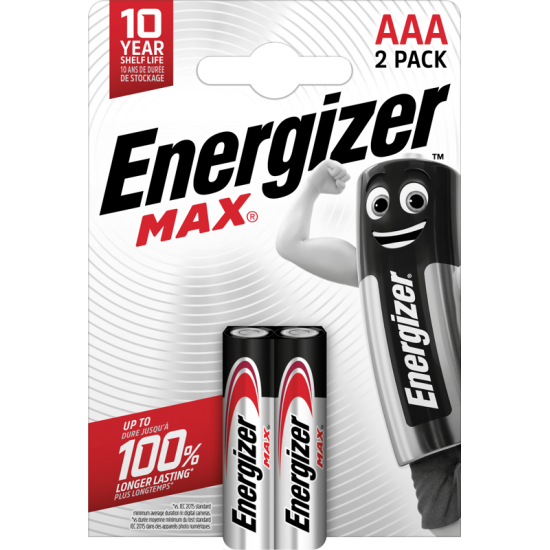 Energizer Max Power Αλκαλικές Μπαταρίες E92 LR3/2BP