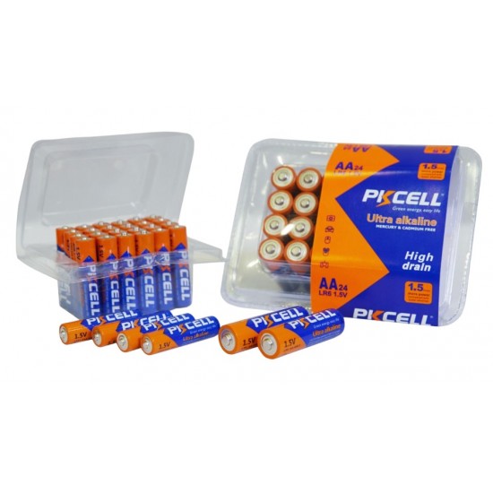 Pkcell Ultra Αλκαλική LR6 AA (24τμχ) Κλειστή
