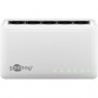 Goobay Gigabit Ethernet Switch 5 Θυρών 64563 Λευκό