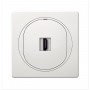 EON HDMI/HDMI socket Keystone, white