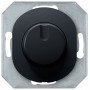 EON E6173.E Dimmer without cover frame with rotary single-pole switch 40-400VA, soft-touch black