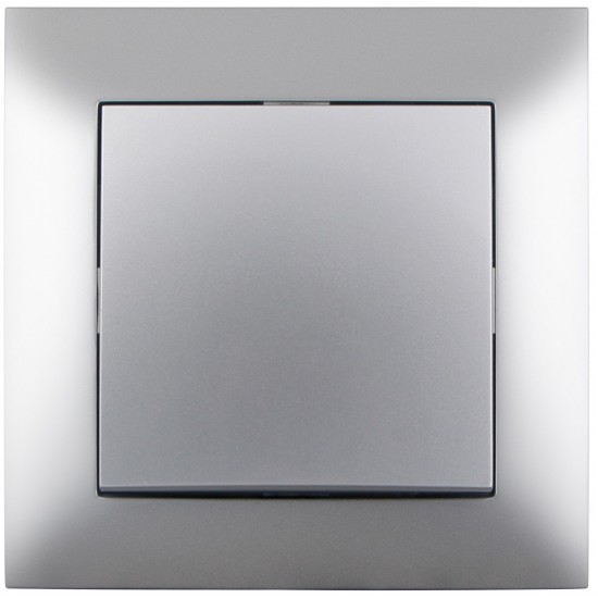 Entac 101 Arnold Recessed wall switch single-pole Silver