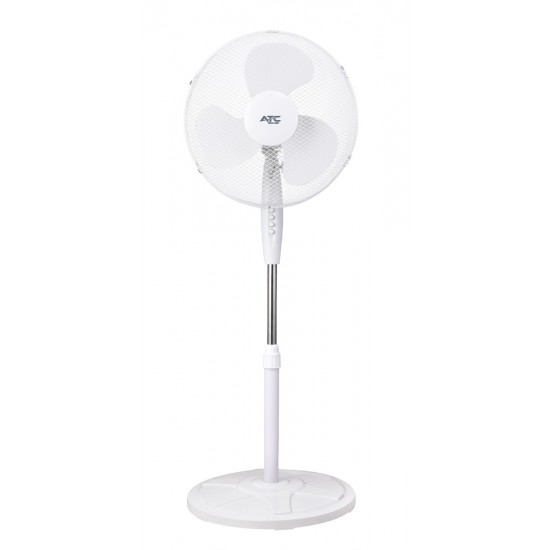ATC HF4 Ανεμιστήρας Ορθοστάτης 50W 120cm Λευκός
