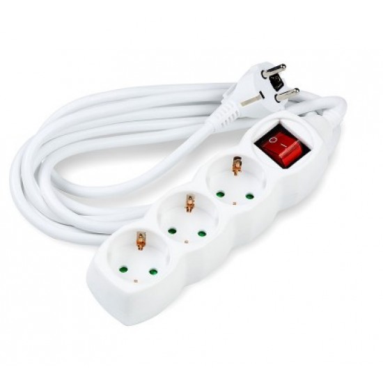 Technik Πολύπριζο 3 Θέσεων 3x1,5mm 5m με Διακόπτη