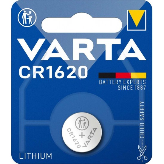 Varta Κουμπί Λιθίου CR1620 (1τμχ)