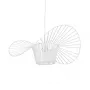 GLOBOSTAR® LUMINOVA 61465 Μοντέρνο Κρεμαστό Φωτιστικό Οροφής με Ντουί 1 x E27 AC 220-240V IP20 - Λευκό - Μ60 x Π60 x Υ25cm