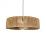 GLOBOSTAR® KYCLOS 203-0044 Boho Κρεμαστό Φωτιστικό Οροφής με Ντουί 1 x E27 AC 220-240V IP20 - Μπεζ - M55 x Π55 x Υ20cm