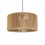 GLOBOSTAR® KYCLOS 203-0049 Boho Κρεμαστό Φωτιστικό Οροφής με Ντουί 1 x E27 AC 220-240V IP20 - Μπεζ - M40 x Π40 x Υ25.5cm