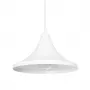 GLOBOSTAR® BELFRY 203-0079 Μοντέρνο Κρεμαστό Φωτιστικό Οροφής με Ντουί 1 x E27 AC 220-240V IP20 - Λεύκο - Μ29.5 x Π29.5 x Υ21cm