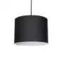GLOBOSTAR® BLAZE 203-0109 Μοντέρνο Κρεμαστό Φωτιστικό Οροφής με Ντουί 1 x E27 AC 220-240V IP20 - Μαύρο - Μ22 x Π22 x Υ20cm