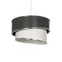 GLOBOSTAR® SONIA 203-0116 Μοντέρνο Κρεμαστό Φωτιστικό Οροφής με Ντουί 1 x E27 AC 220-240V IP20 - Γκρι & Λευκό - Μ30 x Π30 x Υ24cm