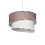 GLOBOSTAR® SONIA 203-0122 Μοντέρνο Κρεμαστό Φωτιστικό Οροφής με Ντουί 1 x E27 AC 220-240V IP20 - Ροζ & Λευκό - Μ30 x Π30 x Υ24cm