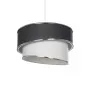 GLOBOSTAR® SONIA 203-0123 Μοντέρνο Κρεμαστό Φωτιστικό Οροφής με Ντουί 1 x E27 AC 220-240V IP20 - Γκρι & Λευκό - Μ30 x Π30 x Υ24cm