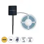 GLOBOSTAR® SOLARSTRIP 70420 Σετ Ταινίας με Αισθητήρα Ημέρας-Νύχτας LED 3W 120lm 120° DC 5V με Φωτοβολταϊκό Panel 5V 0.3W Αδιάβροχο IP65 90 x SMD2835 Chip Θερμό Λευκό 2700K Dimmable - Sanan SMD Chip - Μ300 x Π0.8 x Υ0.3cm - Ρολό 3 Μέτρων - 2 Χρόνια Εγγύηση