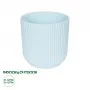 GloboStar® Artificial Garden SEMINYAK 20519 Διακοσμητική Κεραμική Γλάστρα Λευκή Π17 x M17 x Υ17