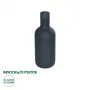 GloboStar® Artificial Garden MYSTIQUE 21275 Διακοσμητικό Κεραμικό Βάζo Γκρι Π7 x Μ7 x Υ20cm