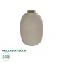 GloboStar® Artificial Garden PHUKET 21276 Διακοσμητικό Κεραμικό Βάζo Καφέ Π10 x Μ10 x Υ15cm