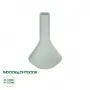 GloboStar® Artificial Garden TANAH 21282 Διακοσμητικό Κεραμικό Βάζo Γκρι Π13 x Μ13 x Υ20cm