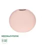 GloboStar® Artificial Garden SICILY 21289 Διακοσμητικό Κεραμικό Βάζo Ροζ Π15 x Μ15 x Υ14cm