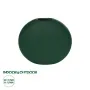 GloboStar® Artificial Garden MENORCA 21292 Διακοσμητικό Κεραμικό Βάζo Πράσινο Π15 x Μ15 x Υ14cm