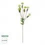 GloboStar® Artificial Garden GREEN IRON THREAD BRANCH 21372 Τεχνητό Διακοσμητικό Κλαδί Πράσινο Ασπιδίστρα  Y57cm