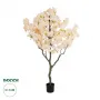 GloboStar® Artificial Garden SALMON CHERRY BLOSSOM TREE 20679 Τεχνητό Διακοσμητικό Δέντρο Απαλό Ροζ Άνθος Κερασιάς Υ160cm