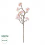 GloboStar® Artificial Garden PINK CHERRY BLOSSOM BRANCH 21454 Τεχνητό Διακοσμητικό Κλαδί Ροζ Κερασίας Y67cm