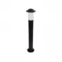 GloboStar® GARDENIO 203-0247 Μοντέρνο Επιδαπέδιο Φωτιστικό Κολωνάκι Κήπου Μονόφωτο 1 x E27 IP44 Μαύρο Πλαστικό - Μ17 x Π17 x Υ85cm